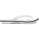 Weiße Crocs Flip Zehentrenner für Damen mit Absatzhöhe bis 3cm 