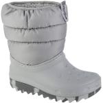 Hellgraue Klassische Crocs Classic Winterstiefel & Winter Boots isoliert für Kinder 