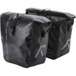 Reduzierte Schwarze Cube Gepäckträgertaschen aus Polyurethan wasserdicht für Kinder 