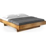 Schwarze Rustikale Möbel-Eins Betten geölt aus Fichte 