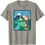 Curious George Let's Explore Outdoor George Map T-Shirt
