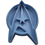 Blaue Moderne Star Trek Ausstechformen spülmaschinenfest 