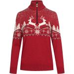 Reduzierte Rote Streetwear Dale of Norway Damenstrickpullover aus Wolle Größe L 