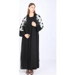 Graue Casual Langärmelige Winterkleider mit Pailletten aus Elastan für Damen Größe XS 