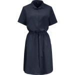 Mitternachtsblaue Jack Wolfskin Wadenlange | Midi Sommerkleider aus Polyester für Damen 