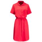 Damen Kleid Jack Wolfskin Holiday Midi Dress Tulip Red