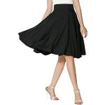 Schwarze Rockabilly Look Mini Festliche Röcke aus Jersey für Damen für die Brautjungfern 