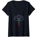 Boho V-Ausschnitt V-Shirts Zen für Damen 