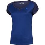 Damen T-Shirt Babolat Play Cap Sleeve Top Estate Blue M