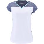 Damen T-Shirt Babolat Play Cap Sleeve Top Women White/Blue M