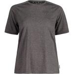 Graue Maloja T-Shirts aus Polyester für Damen Größe L 