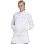 Damen Tennissweatshirt Adidas Tennis Uniforia Jacket W - white/reflective silver/dash grey XS