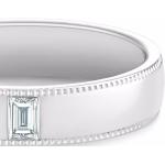 DB Classic Wide Court Poinçon Ring mit Diamant