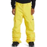 Gelbe Wasserdichte DC Shoes Snowboardhosen aus Polyester für Herren Größe XS 