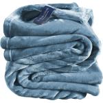 Blaue Karierte Plaids aus Polyester 150x200 cm 