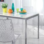 Silberne Douceur d’intérieur Tischdecken & Tischtücher aus PVC 