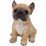 Braune 13 cm Dehner Dekofiguren Hunde aus Polyresin 