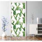 Hellgrüne Moderne Türposter Kaktus aus Polyester selbsthaftend 
