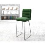 Reduzierte Silberne Moderne DELIFE Pela-Flex Barstühle aus Edelstahl 