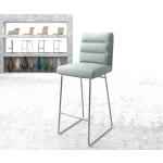 Reduzierte Mintgrüne DELIFE Pela-Flex Barstühle aus Edelstahl 