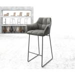 Reduzierte Schwarze Vintage DeLife Yulo-Flex Barstühle aus Metall 