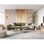 Reduzierte Olivgrüne DELIFE Big Sofas aus Polyester mit Kissen 