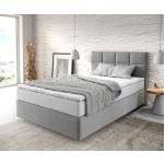 Reduzierte Graue DELIFE Dream-Fine Betten mit Matratze 120x200 cm 