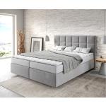Graue Moderne DELIFE Dream-Fine Betten mit Matratze 160x200 cm 