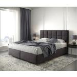 Schwarze Moderne DELIFE Dream-Fine Betten mit Matratze 160x200 cm 
