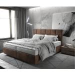Braune Moderne DELIFE Dream-Fine Betten mit Matratze 180x200 cm 