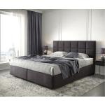 Schwarze Moderne DELIFE Dream-Fine Betten mit Matratze 180x200 cm 