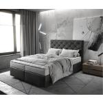 Anthrazite Vintage DELIFE Dream-Great Betten mit Matratze 140x200 cm 