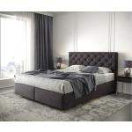 Schwarze Vintage DELIFE Dream-Great Betten mit Matratze 160x200 cm 