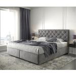 Reduzierte Taupefarbene Vintage DELIFE Dream-Great Betten mit Matratze 180x200 cm 