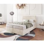 Beige DELIFE Dream-Well Betten mit Matratze mit Beinen 140x200 cm 