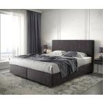 Reduzierte Schwarze Moderne DELIFE Dream-Well Betten mit Matratze aus Kunststoff 180x200 cm mit Härtegrad 3 
