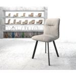 Schwarze Moderne DELIFE Vinjo-Flex Esszimmerstühle aus Polyester 