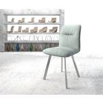 Reduzierte Mintgrüne Moderne DELIFE Vinjo-Flex Esszimmerstühle aus Edelstahl 