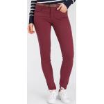 Rote Slim Jeans für Damen Größe M 