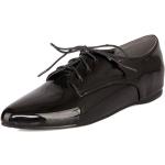 Schwarze Oxford Schuhe für Damen 