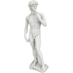 Design Toscano Statue David aus Marmor-Kunstharz, Maße: 7,5 x 11,5 x 30,5 cm