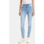 Blaue Desigual Slim Jeans für Damen Größe L 