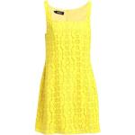 Gelbe Ärmellose Desigual Mini Partykleider aus Polyester für Damen Größe XL 