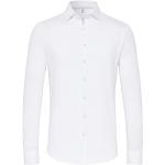 Weiße Business Langärmelige Desoto Slim Fit Hemden aus Baumwolle für Herren Größe XS 