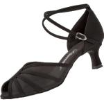 Schwarze Diamant Dance Shoes Damentanzschuhe aus Nubukleder atmungsaktiv Größe 41,5 mit Absatzhöhe 5cm bis 7cm 