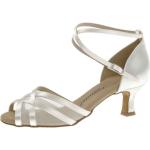 Hellbeige Diamant Dance Shoes Damentanzschuhe aus Veloursleder atmungsaktiv Größe 35 mit Absatzhöhe 5cm bis 7cm 