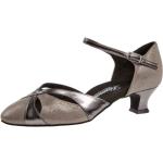 Bronze Diamant Dance Shoes Damentanzschuhe aus Mikrofaser atmungsaktiv Größe 40 mit Absatzhöhe 5cm bis 7cm 
