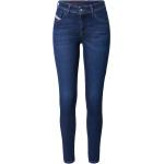 Dunkelblaue Diesel Skinny Jeans aus Denim für Damen 