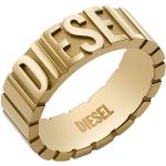 Reduzierte Goldene Diesel Herrenringe 60mm 