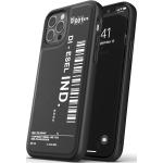 Diesel Moulded Case Barcode (iPhone 12, iPhone 12 Pro), Smartphone Hülle, Schwarz
